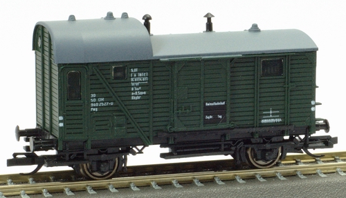 Freight train Baggage car<br /><a href='images/pictures/PSK_Modelbouw/762.jpg' target='_blank'>Full size image</a>